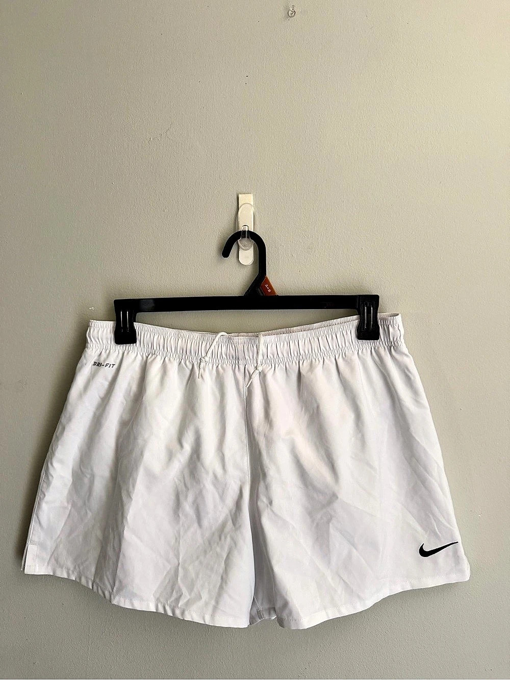 Nike Women's Dri-FIT Tempo Running Shorts Tempo Athletic Shorts White Large